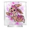 watercolour eevee kimberley walsh transparent - Anime Shower Curtains