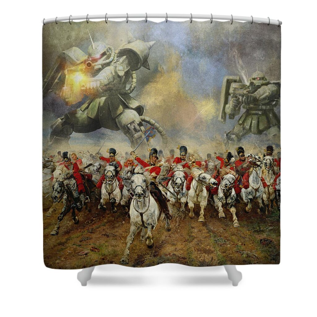 waterloo forever andrea gatti - Anime Shower Curtains