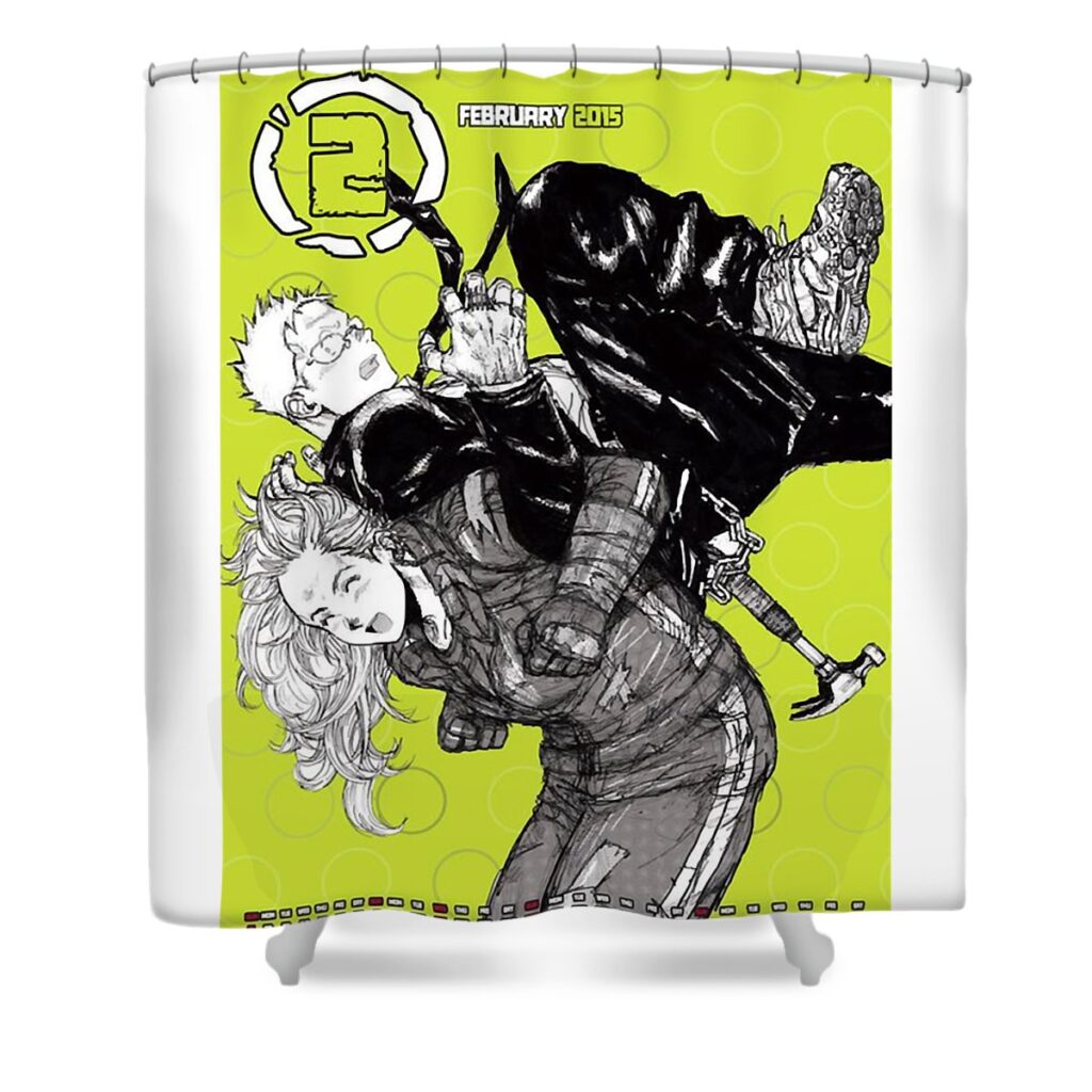 white noi shin lotus leafal transparent - Anime Shower Curtains