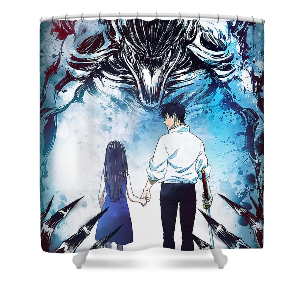yuta okkotsu nerv asca - Anime Shower Curtains