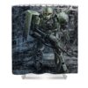 zaku andrea gatti - Anime Shower Curtains